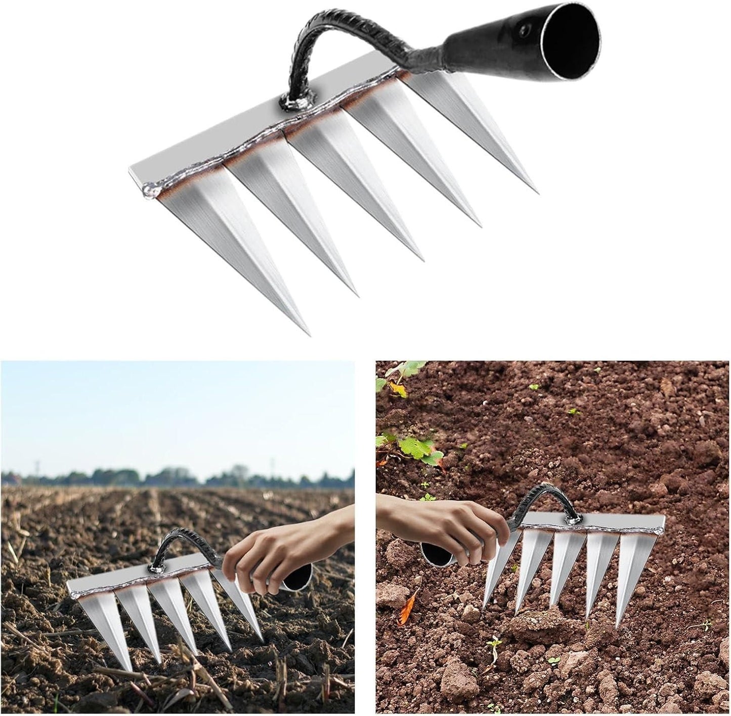 5 Teeth Steel Garden Weeding